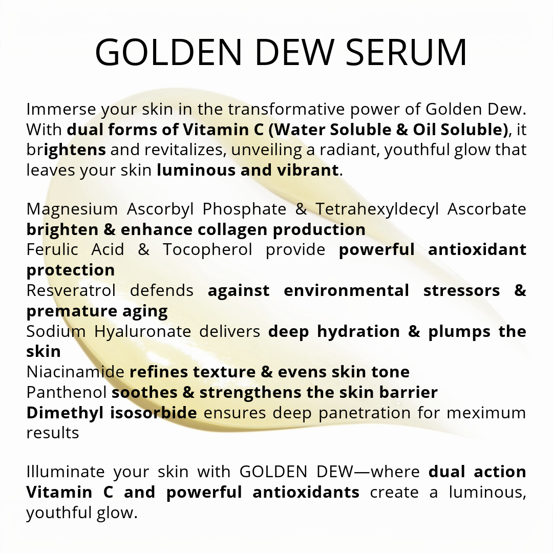 GOLDEN DEW Timeless Anti-Aging Dual Action Vitamin C Serum 30 mL/1 oz