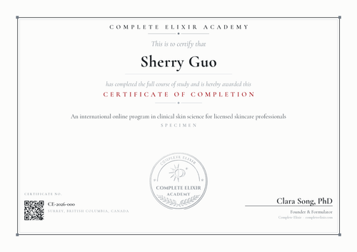 Academy certificate, specimen